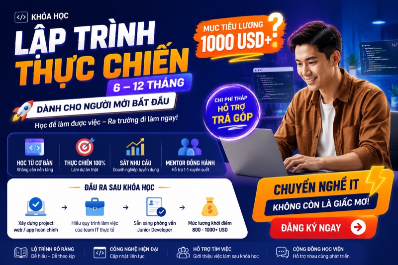 Học lập trình 6 - 12 tháng, lương nghìn đô": Sự thật sau những lời quảng cáo khóa học cấp tốc
